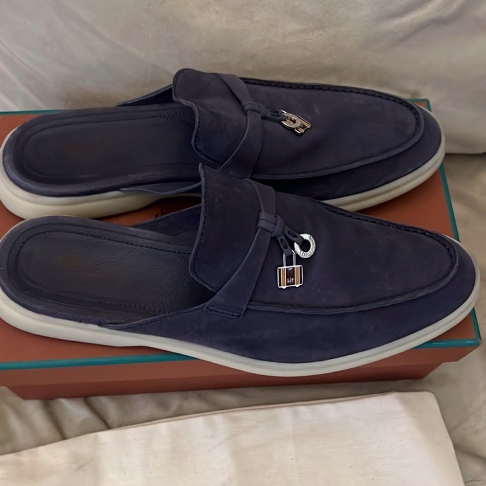Loro Piana Charms Walk Babouche Loafer